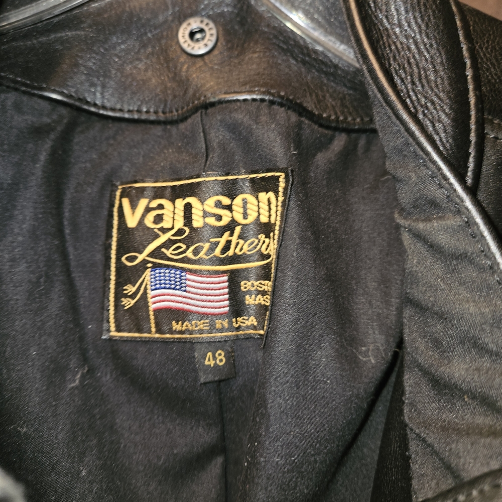 Vanson Leather Black Performance Jacket - image 1